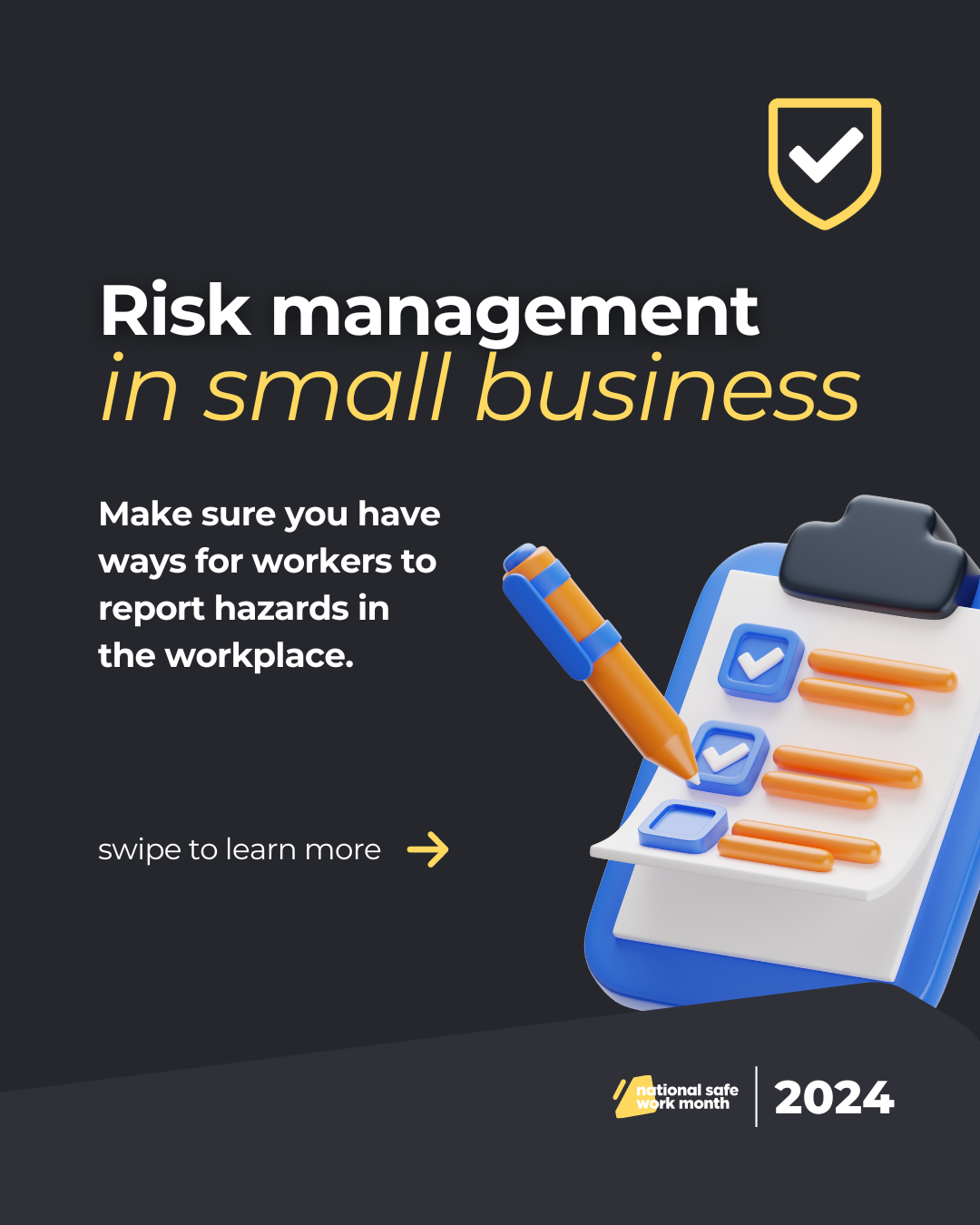 NSWM 2024 Week 3 - risk management in small business - page 1