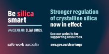 Stronger regulation of crystalline silica substances from 1 September 2024